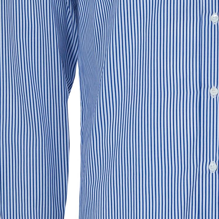 Pre Owned Etro Men's Blue Striped Shirt M