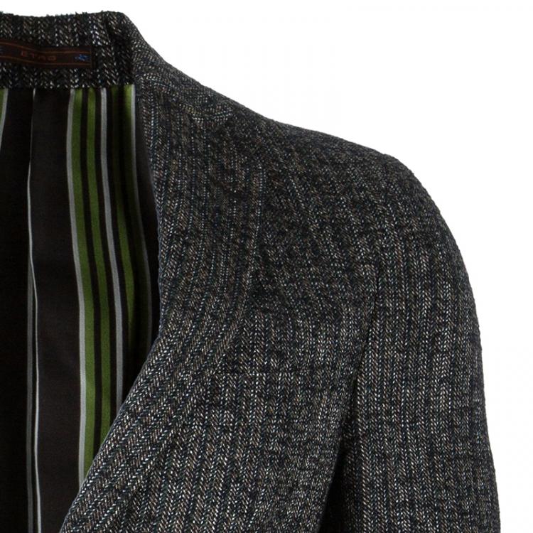 Pre Owned Etro Men's Tweed Blazer M