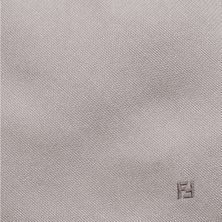Pre Owned Fendi Grey Silk Tie