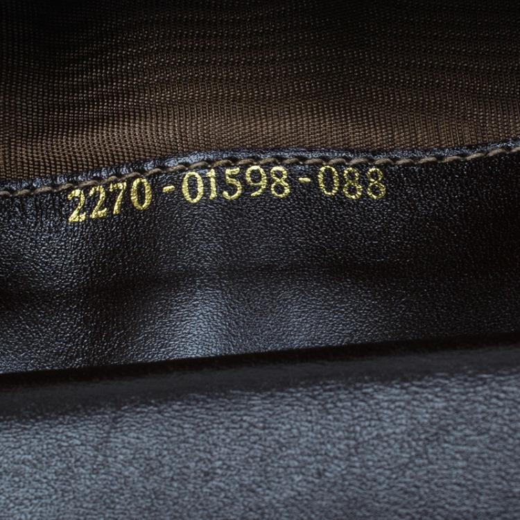 Pre Owned Fendi Zucca Canvas Continental Wallet