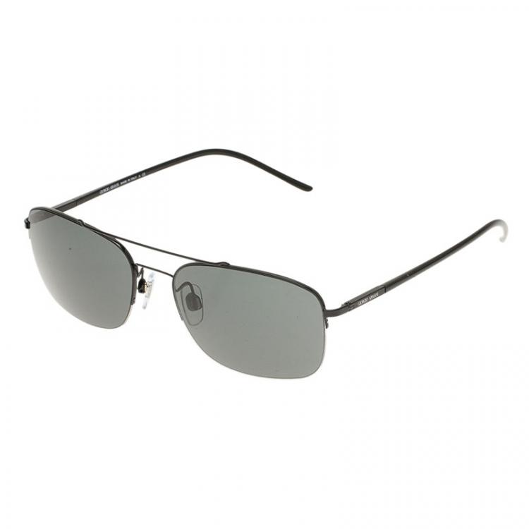 Pre Owned Giorgio Armani Black 6001 Sunglasses
