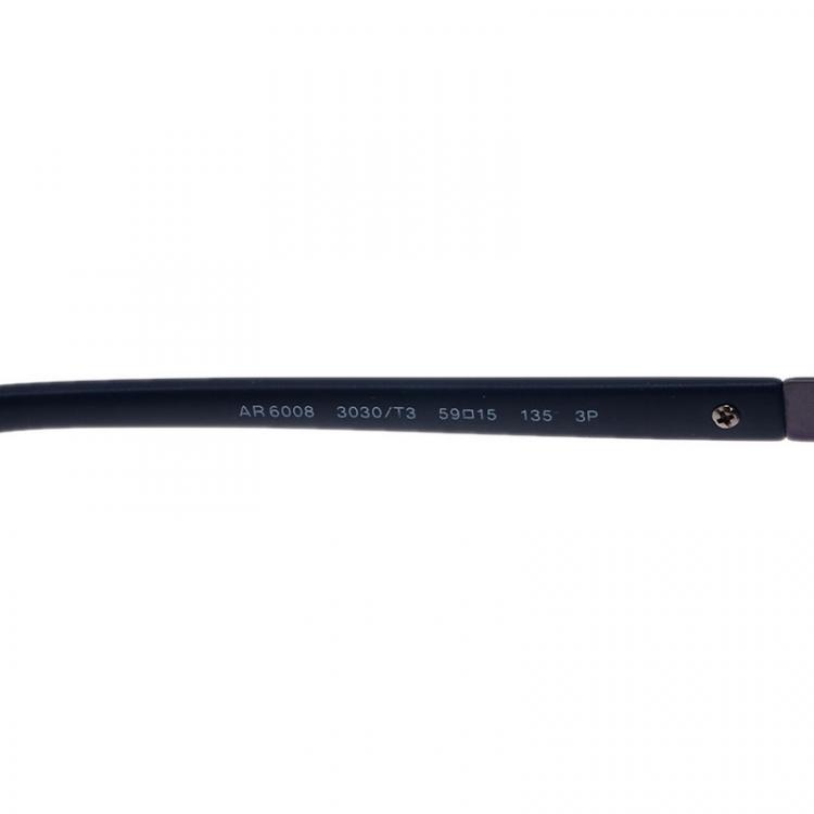 Pre Owned Giorgio Armani Blue 3030 Sunglasses