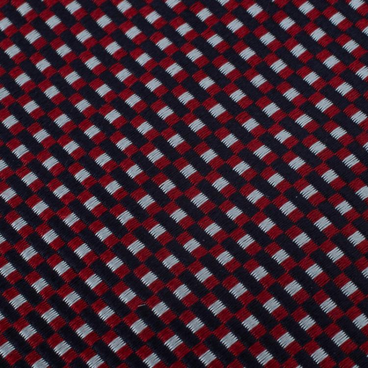 Pre Owned Giorgio Armani Red Woven Silk Tie 