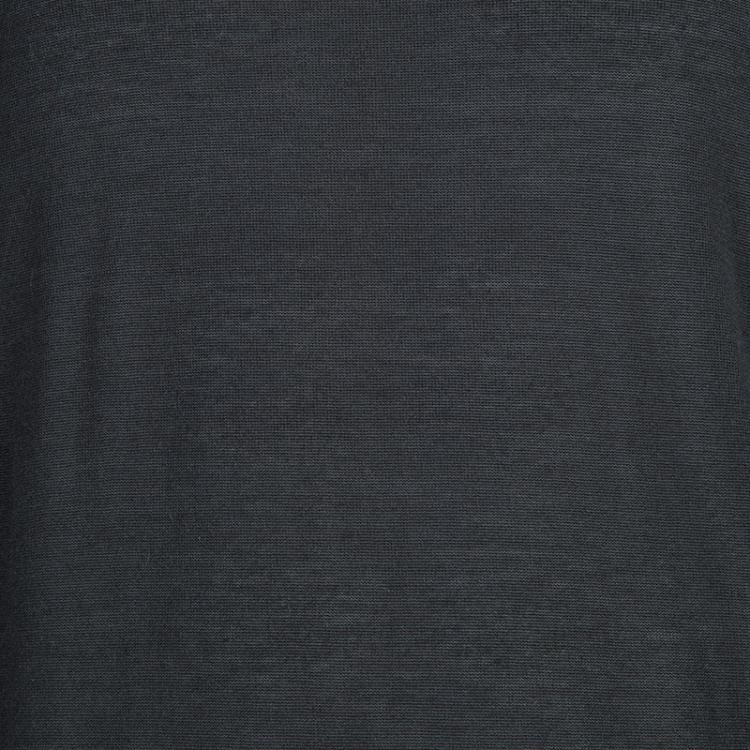 مملوكة مسبقًا Giorgio Armani Grey Cashmere V Neck Sweater XL