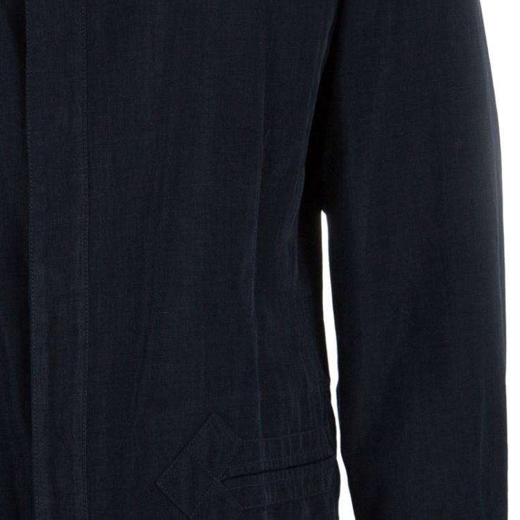 Pre Owned Giorgio Armani Navy Light Blazer EU 52