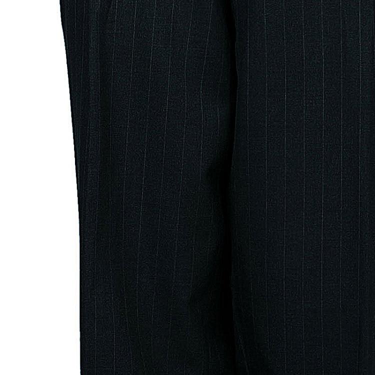 Pre Owned Giorgio Armani Men's Charcoal Grey Pinstripe Suit XL