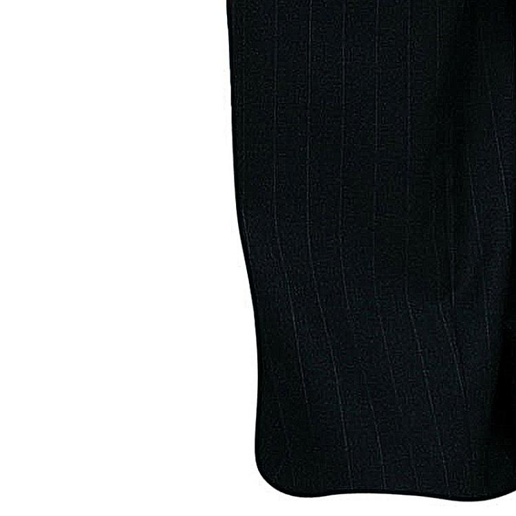 Pre Owned Giorgio Armani Men's Charcoal Grey Pinstripe Suit XL