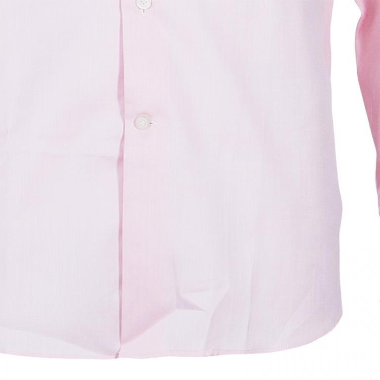 Pre Owned Givenchy Pink Cotton Shirt L