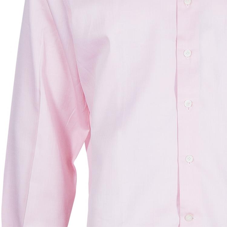 Pre Owned Givenchy Pink Cotton Shirt L