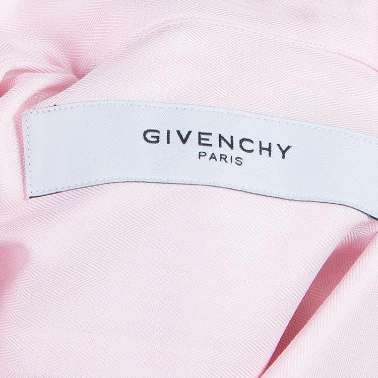 Pre Owned Givenchy Pink Cotton Shirt L
