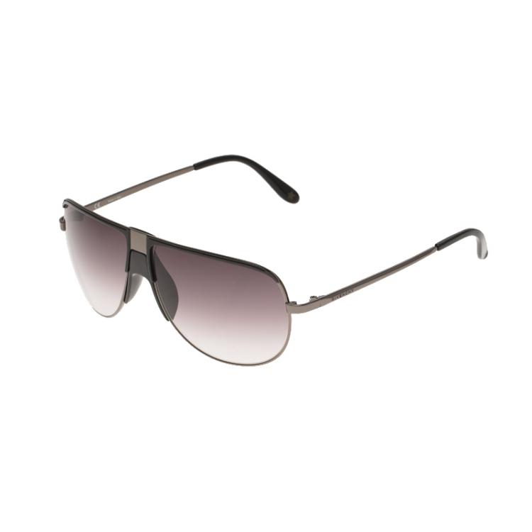 Pre Owned Givenchy Black SGV367 Shield Sunglasses