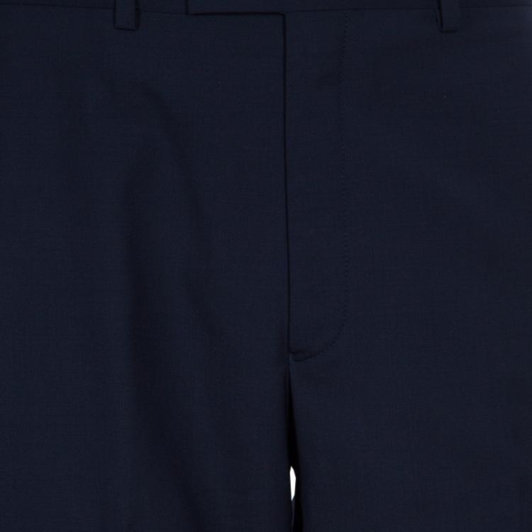 Pre Owned Givenchy Men's Black Wool Suit M