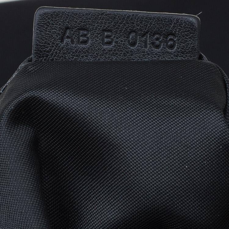 Pre Owned Givenchy Black Nylon Stars Stripes Drawstring Backpack