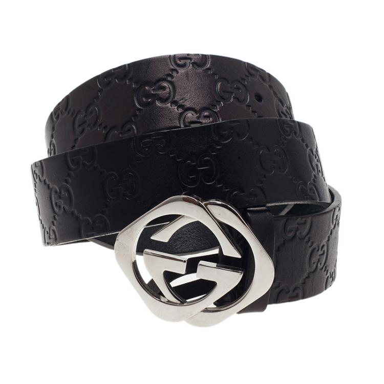 Gucci 2025 guccissima belt