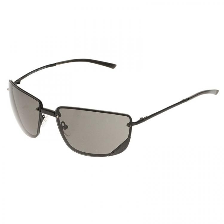 Pre Owned Gucci Black GG 1692 Rimless Sunglasses