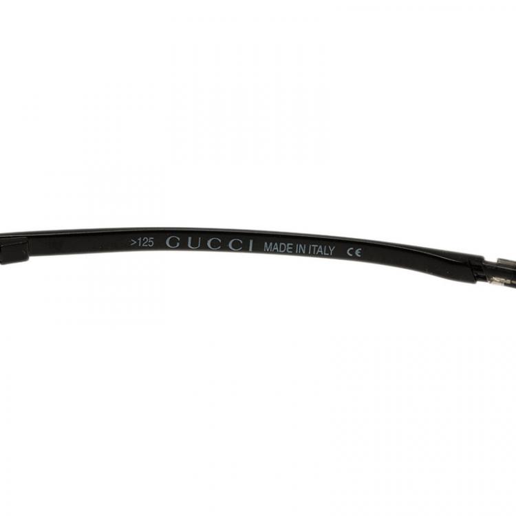 Pre Owned Gucci Black GG 1692 Rimless Sunglasses