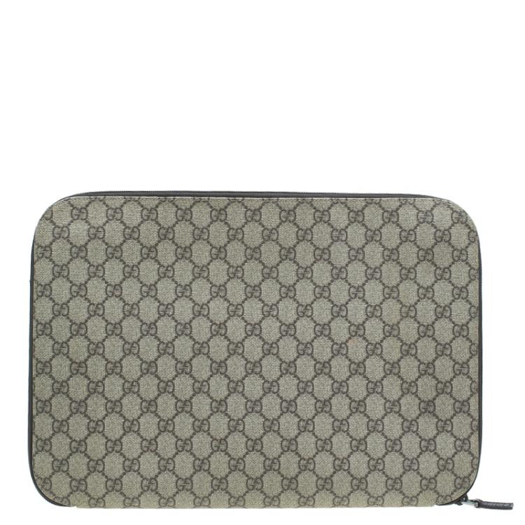 مملوكة مسبقًا حقيبة بورتيفوليو غوتشي سوبريم  كانفاس GG بيج