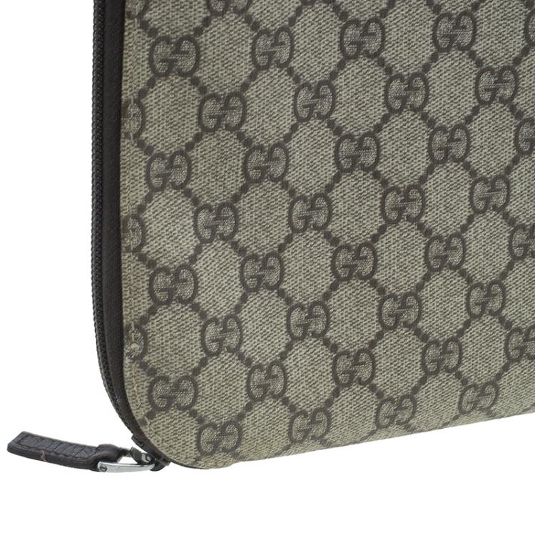 مملوكة مسبقًا حقيبة بورتيفوليو غوتشي سوبريم  كانفاس GG بيج