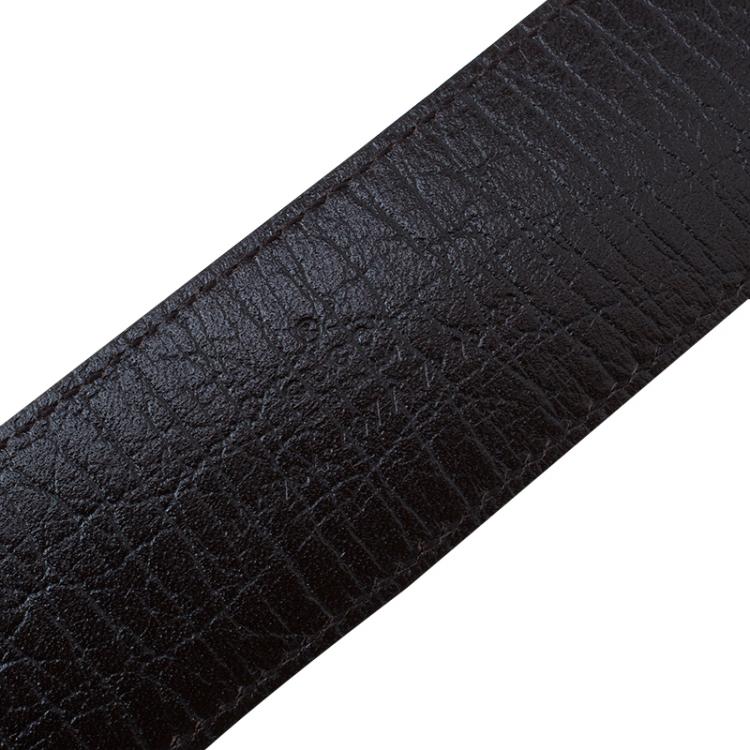 مملوكة مسبقًا Gucci Brown Guccissima Supreme Canvas Interlocking G Buckle Belt Size 95 CM