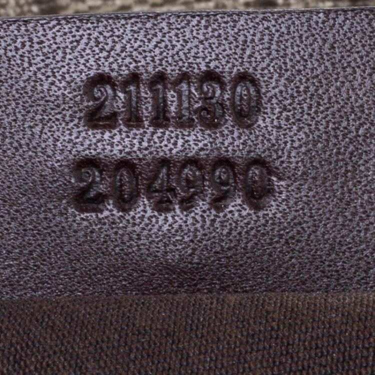 Pre Owned Gucci Beige/Brown GG Supreme Canvas Web Messenger Bag