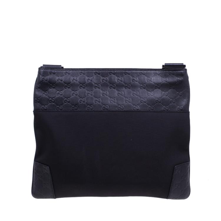 gucci flat messenger bag