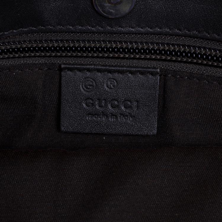Pre Owned Gucci Beige GG Canvas Portfolio Shopper Tote