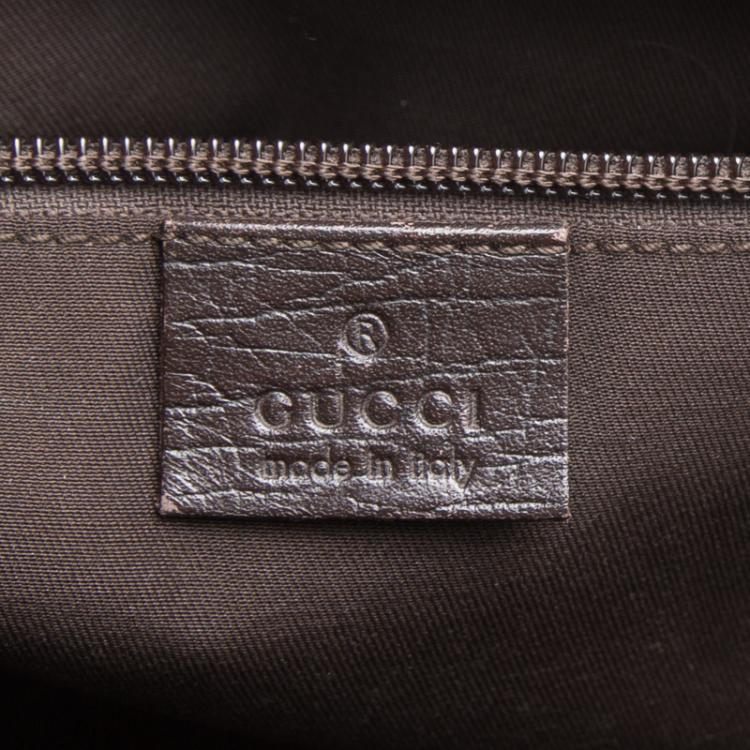Pre Owned Gucci Beige/Brown GG Supreme Canvas Web Messenger Bag