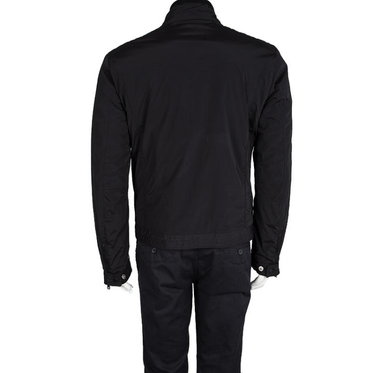 مملوكة مسبقًا Gucci Black Zip Front Jacket XL