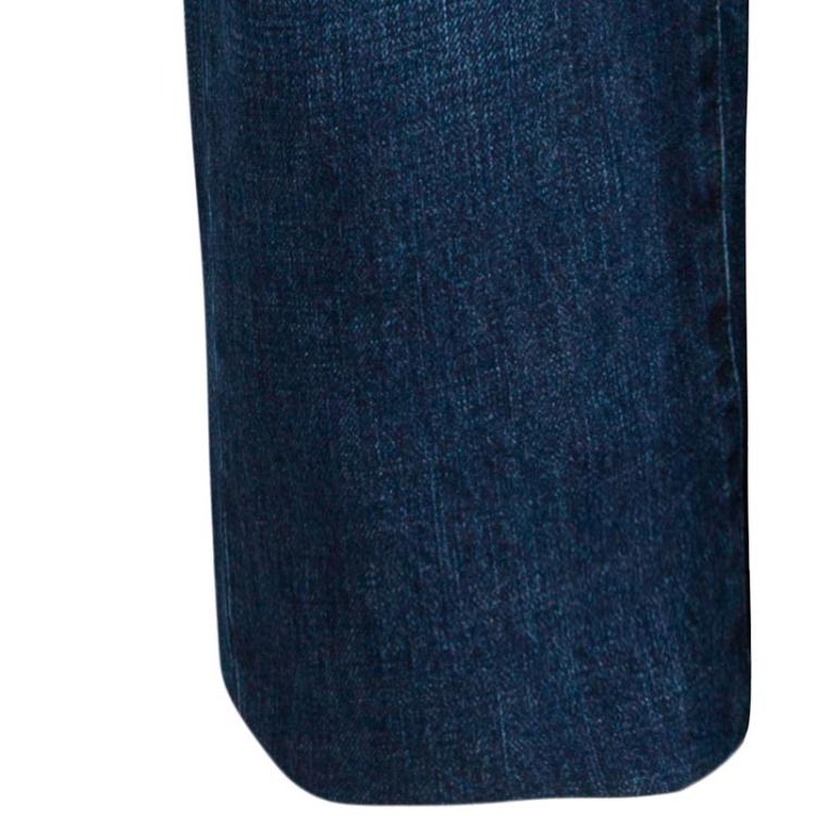 Pre Owned Gucci Men's Blue Straight Fit Denim Jeans M