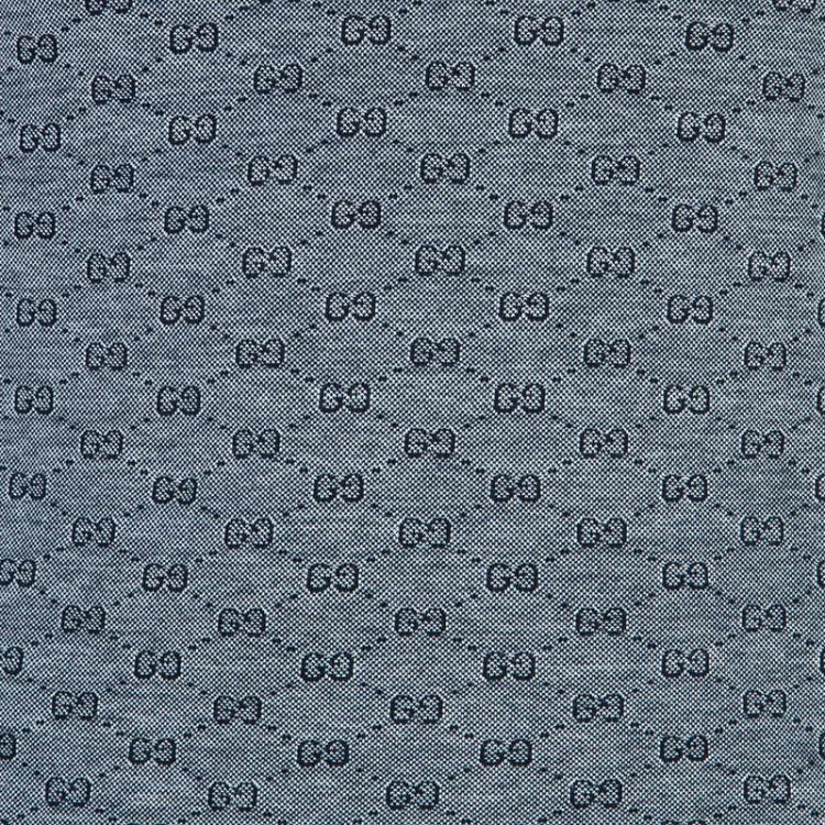 مملوكة مسبقًا Gucci Men's Grey GG Polo Shirt M