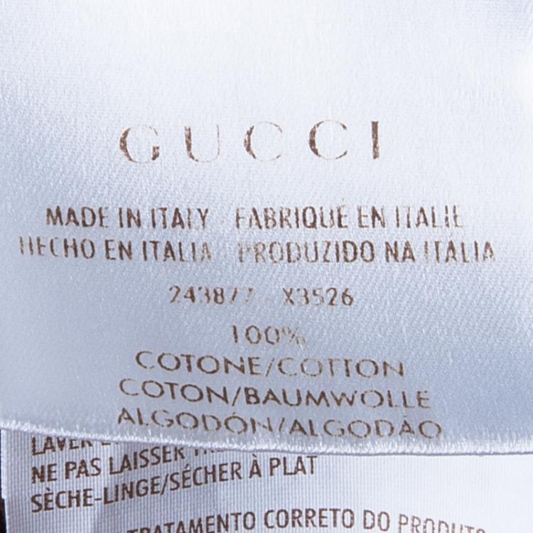 Pre Owned Gucci Men's Logo Polo shirt XXL
