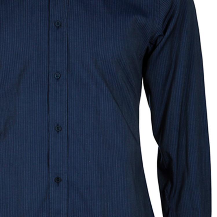 Pre Owned Gucci Men's Blue Pinstripe Shirt M