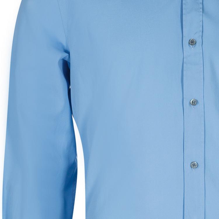 Pre Owned Gucci Men's Blue Cotton Shirt M