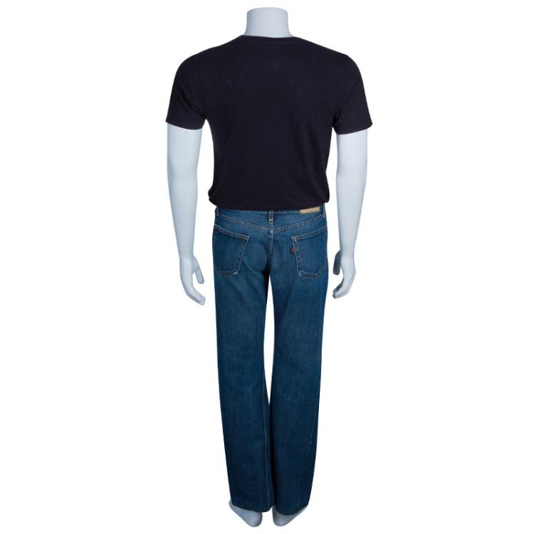 Pre Owned Gucci Straight Fit Denim Jeans S
