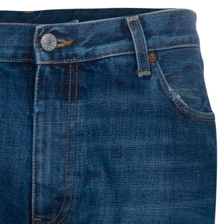 Pre Owned Gucci Straight Fit Denim Jeans S