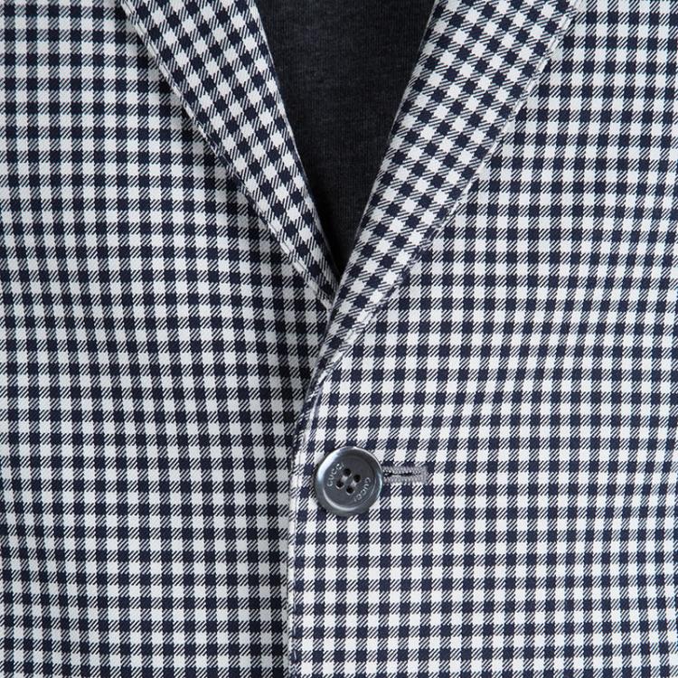 Pre Owned Gucci Monochrome Shepherds Check Regular Fit Blazer M