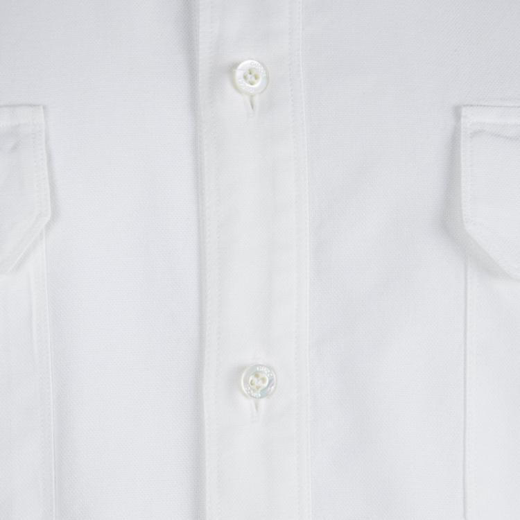 مملوكة مسبقًا Gucci White Cotton Long Sleeve Button Front Slim Fit Shirt L
