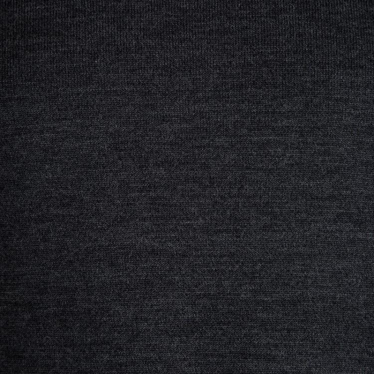 Pre Owned Gucci Grey Wool Crew Neck Sweater M