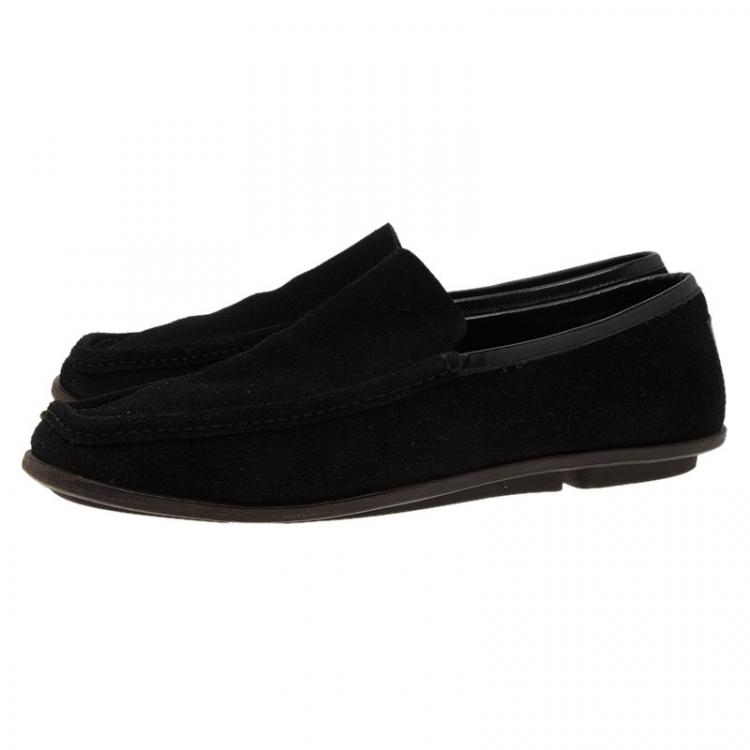 gucci black suede shoes