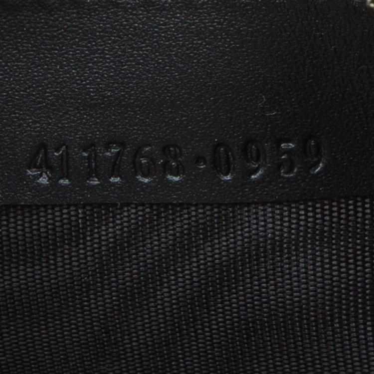 Pre Owned Gucci Brown GG Coated Canvas Caleido Strap Pouch