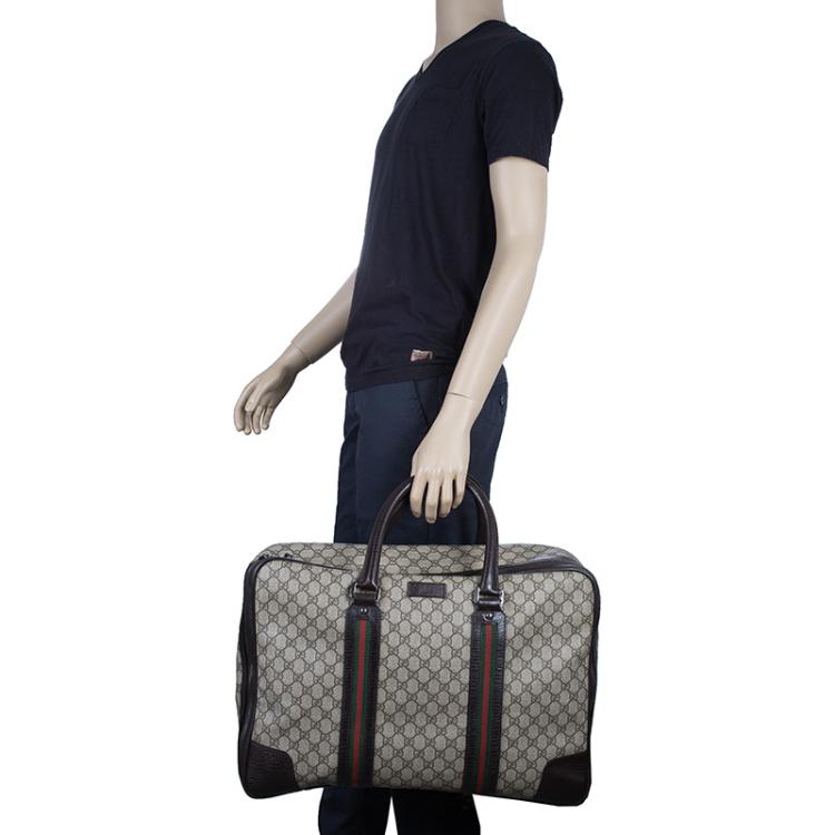 GG Canvas Garment Bag in Black - Gucci