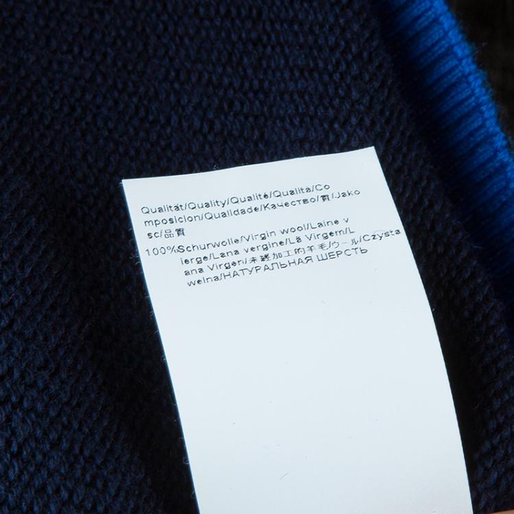 Pre Owned Hugo by Hugo Boss Men's Navy Blue Sweater Size XL