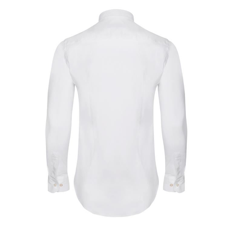 hugo boss white long sleeve shirt