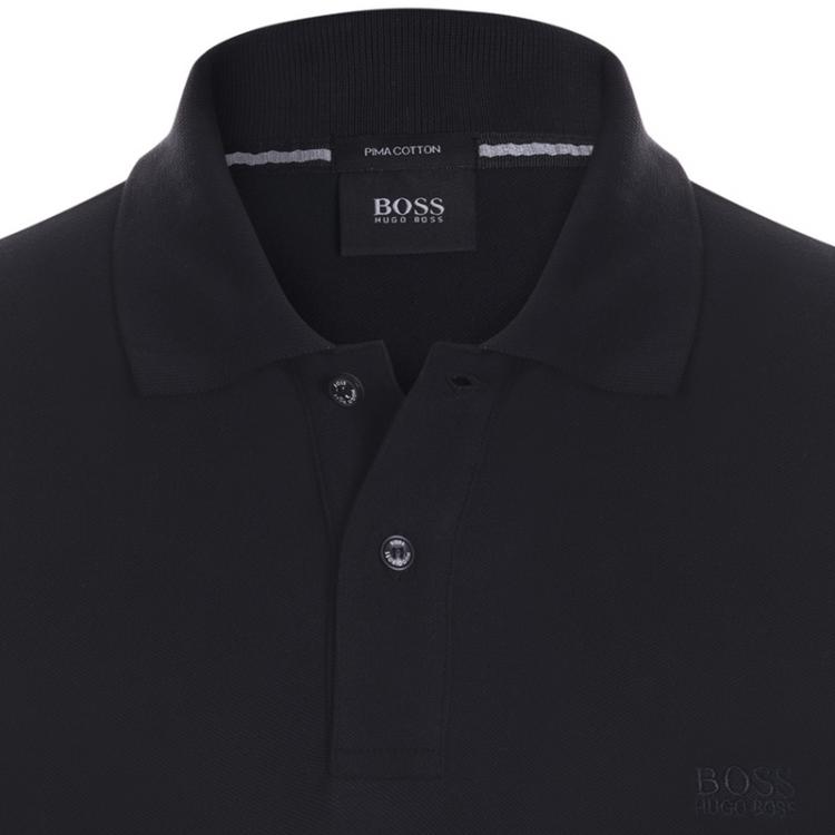 Pre Owned Boss by Hugo Boss Black Pima Cotton Short Sleeve Polo Shirt XL