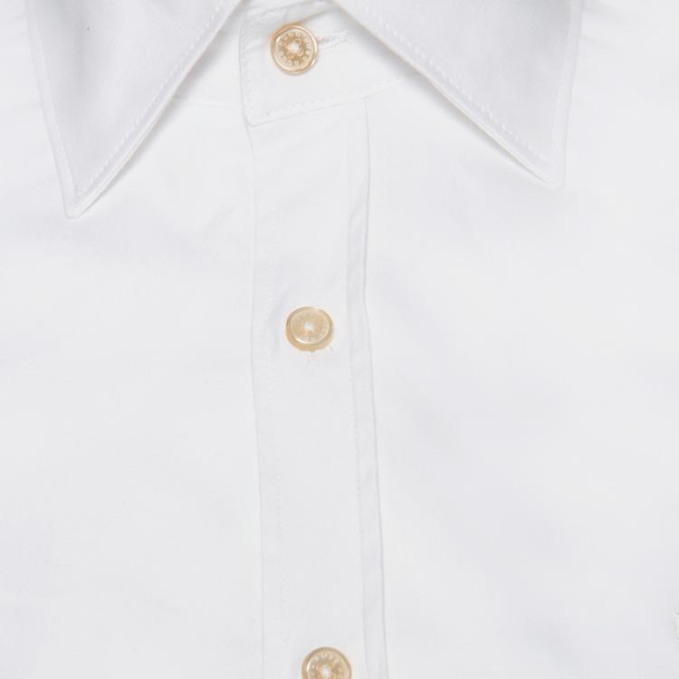 Pre Owned Boss by Hugo Boss White Long Sleeve Shirt XXL