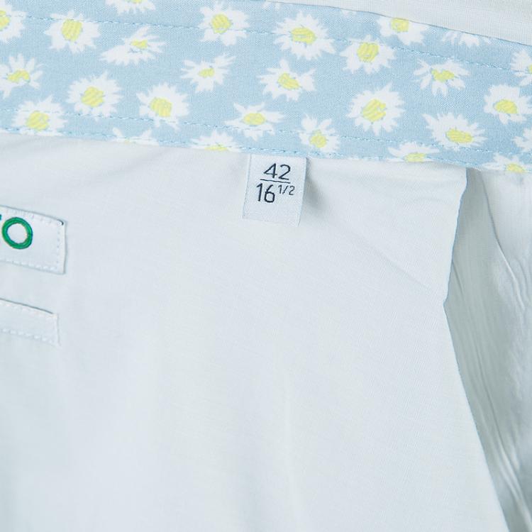 Pre Owned Kenzo Men's Light Blue Shirt L