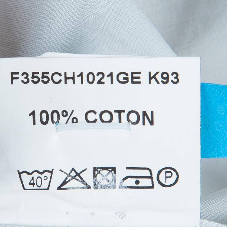 Pre Owned Kenzo Men's Light Blue Shirt L