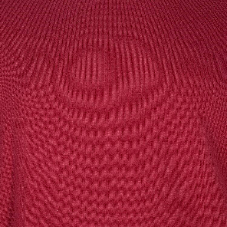 Pre Owned Loro Piana Men's Red Crewneck Sweater M