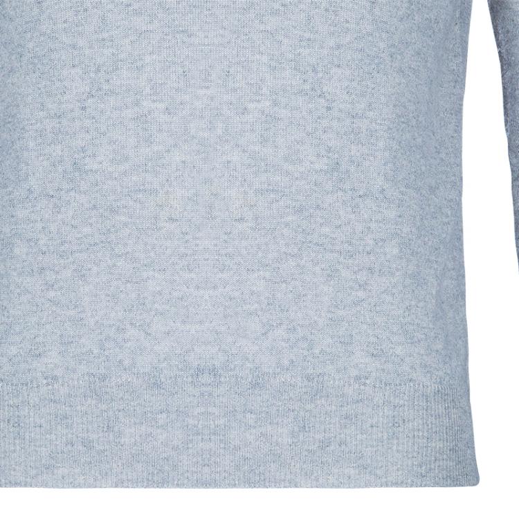 Pre Owned Loro Piana Grey Cashmere Sweater M