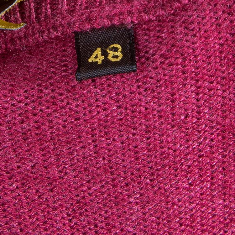 Pre Owned Loro Piana Men's Rasperry Red Cashmere Sweater M